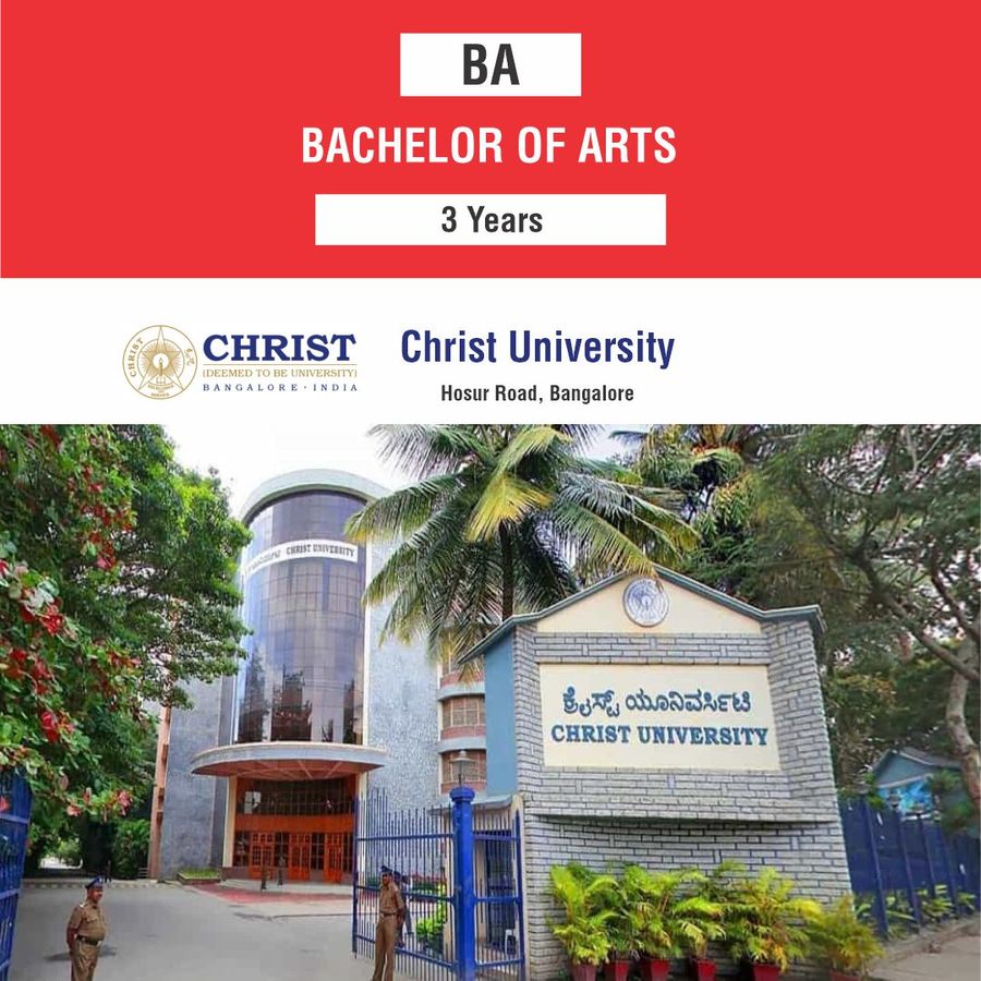 Bachelor of Arts (BA) (Psychology) at Christ University, Bengaluru/Bangalore